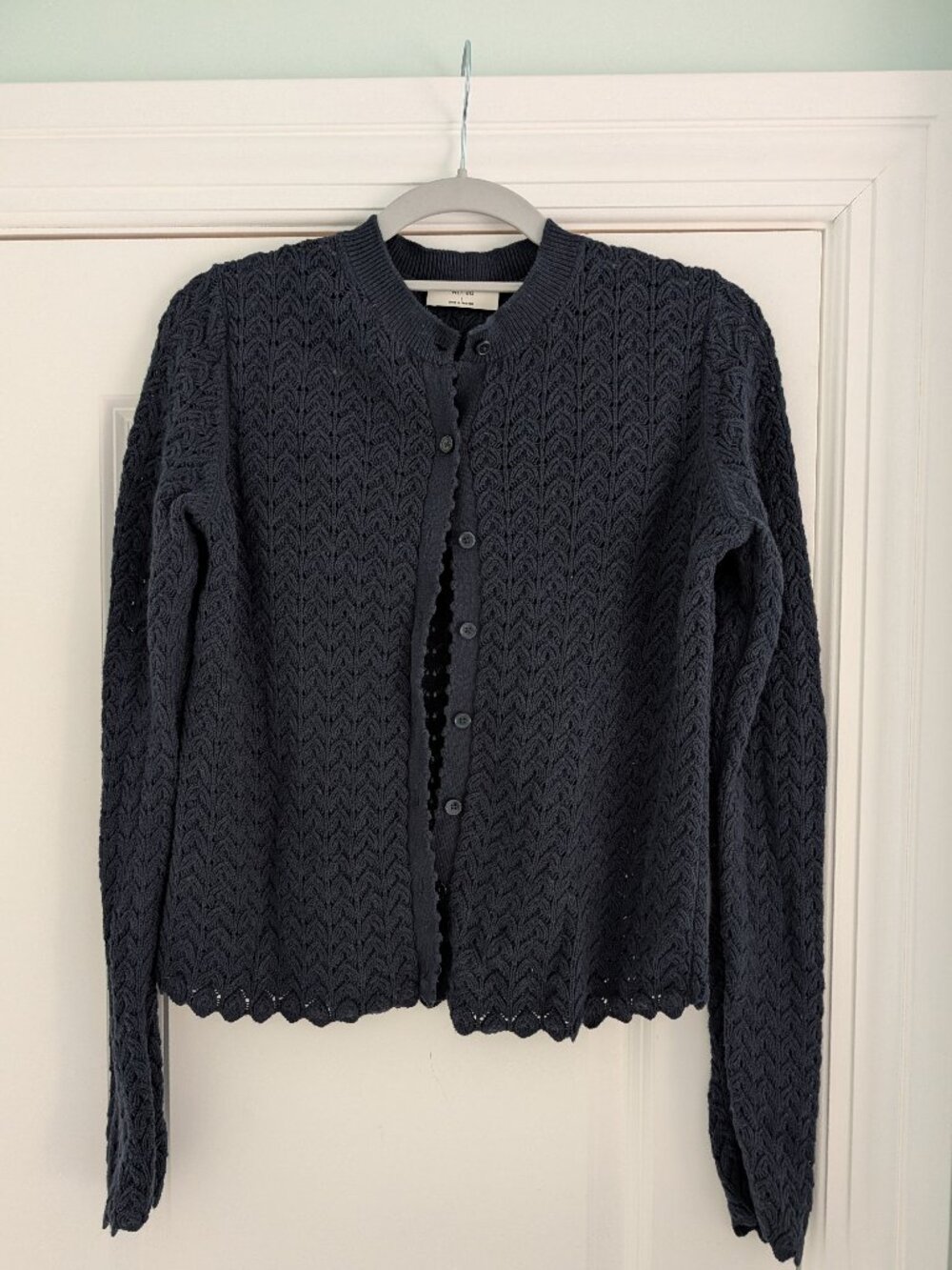 Aritzia blue cardigan size S like new